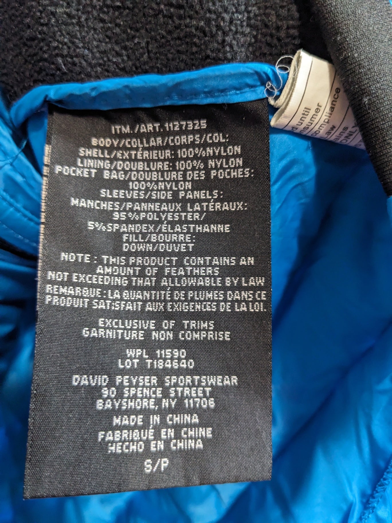 32° Heat Black & Blue Jacket - S