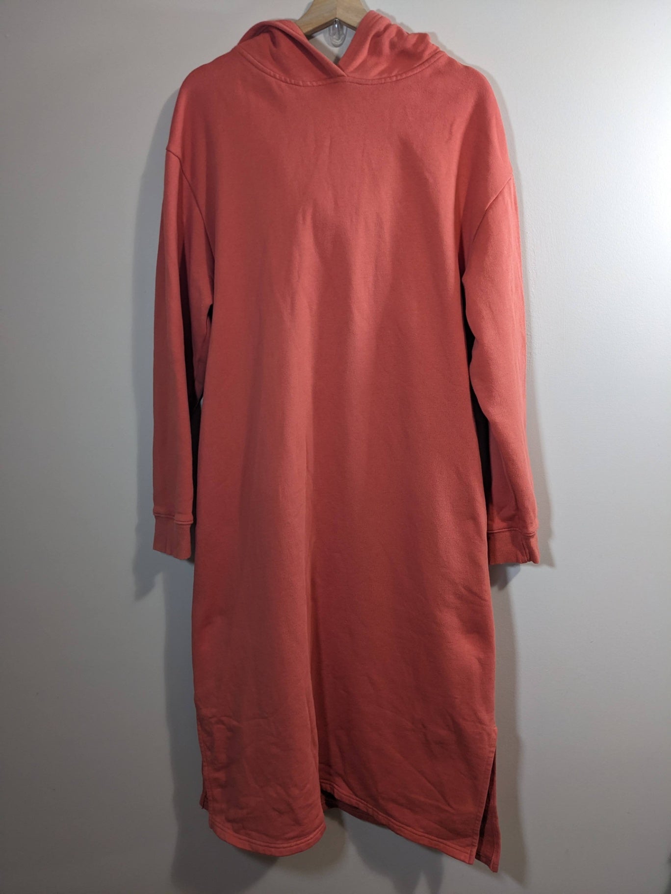Smash + Tess Coral Hoodie Dress - L