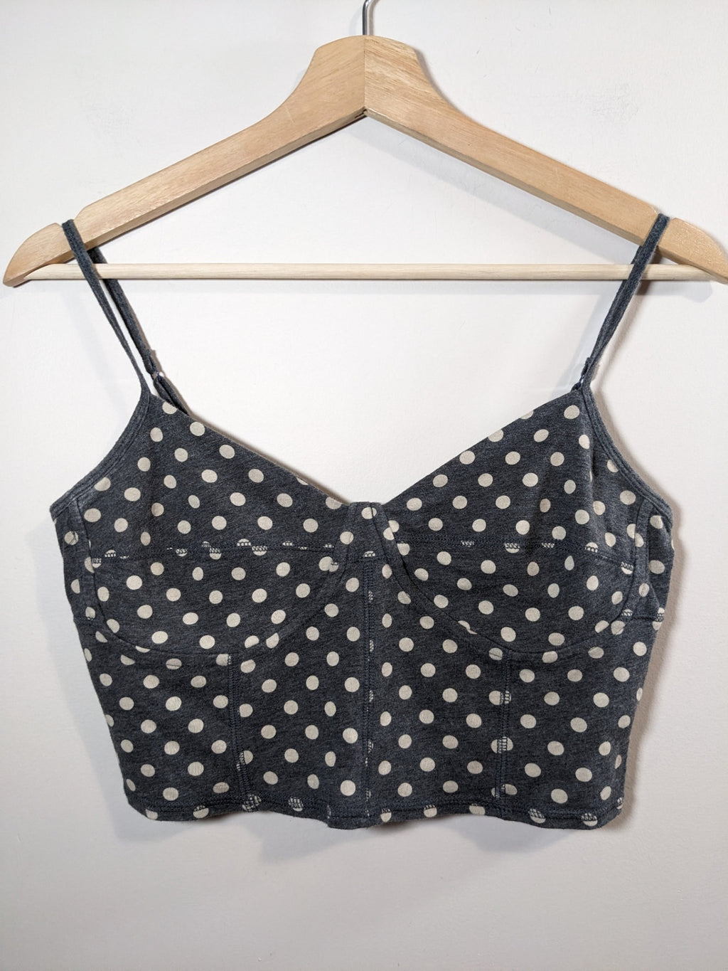 Garage Polka Dot Crop Tank - M