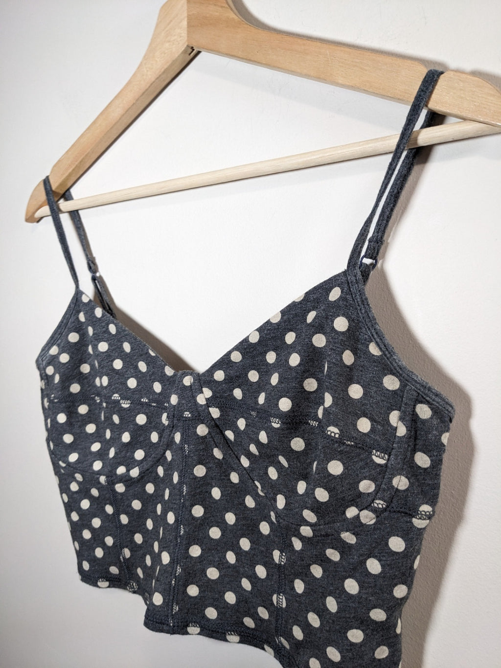 Garage Polka Dot Crop Tank - M