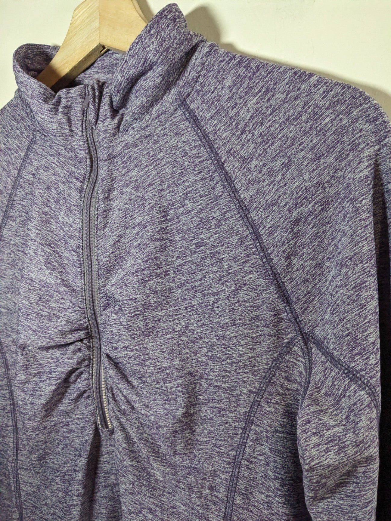 Nova Purple 1/4 Zip Jacket - M