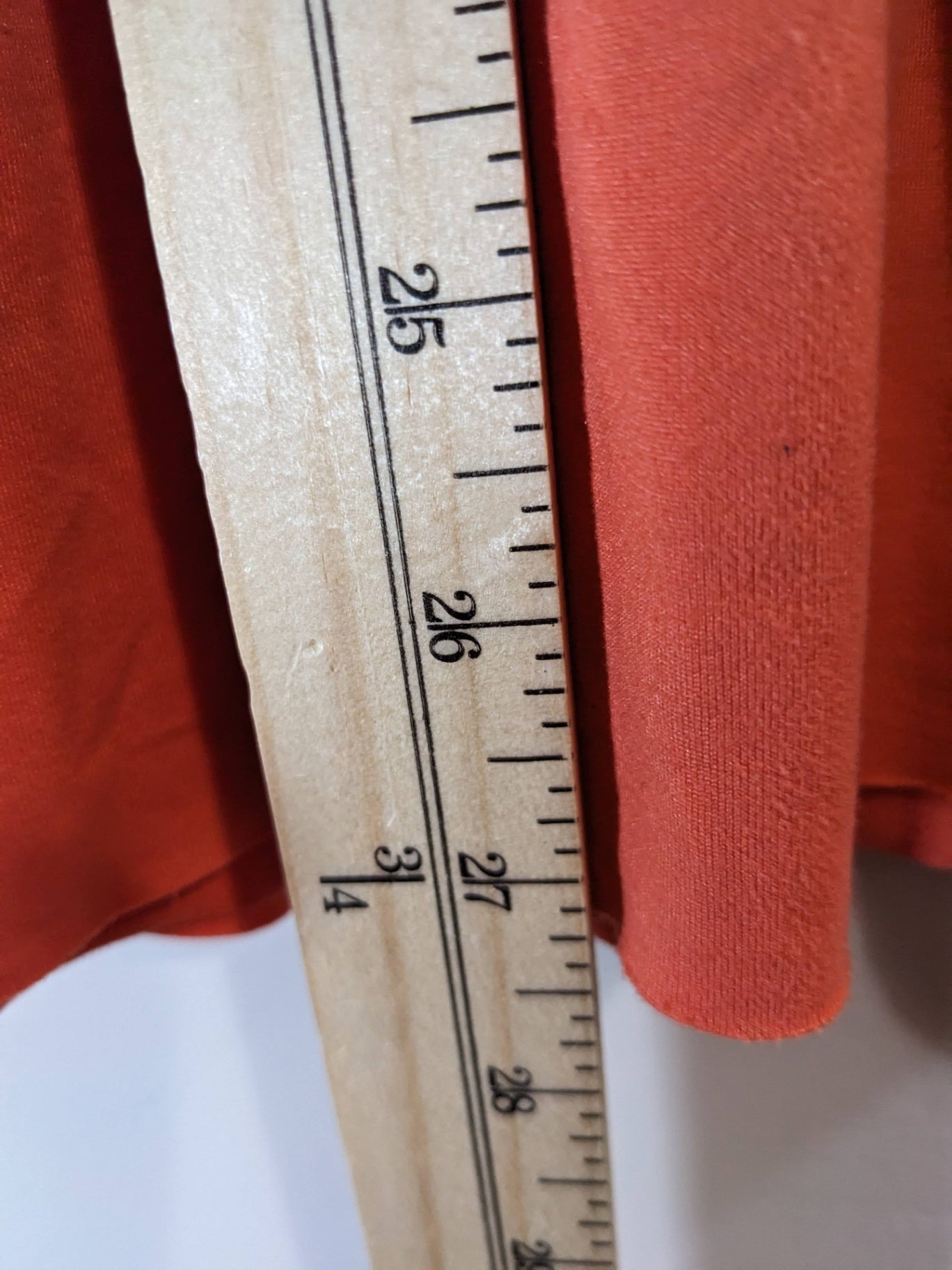 Entro Orange Peplum Blouse - S