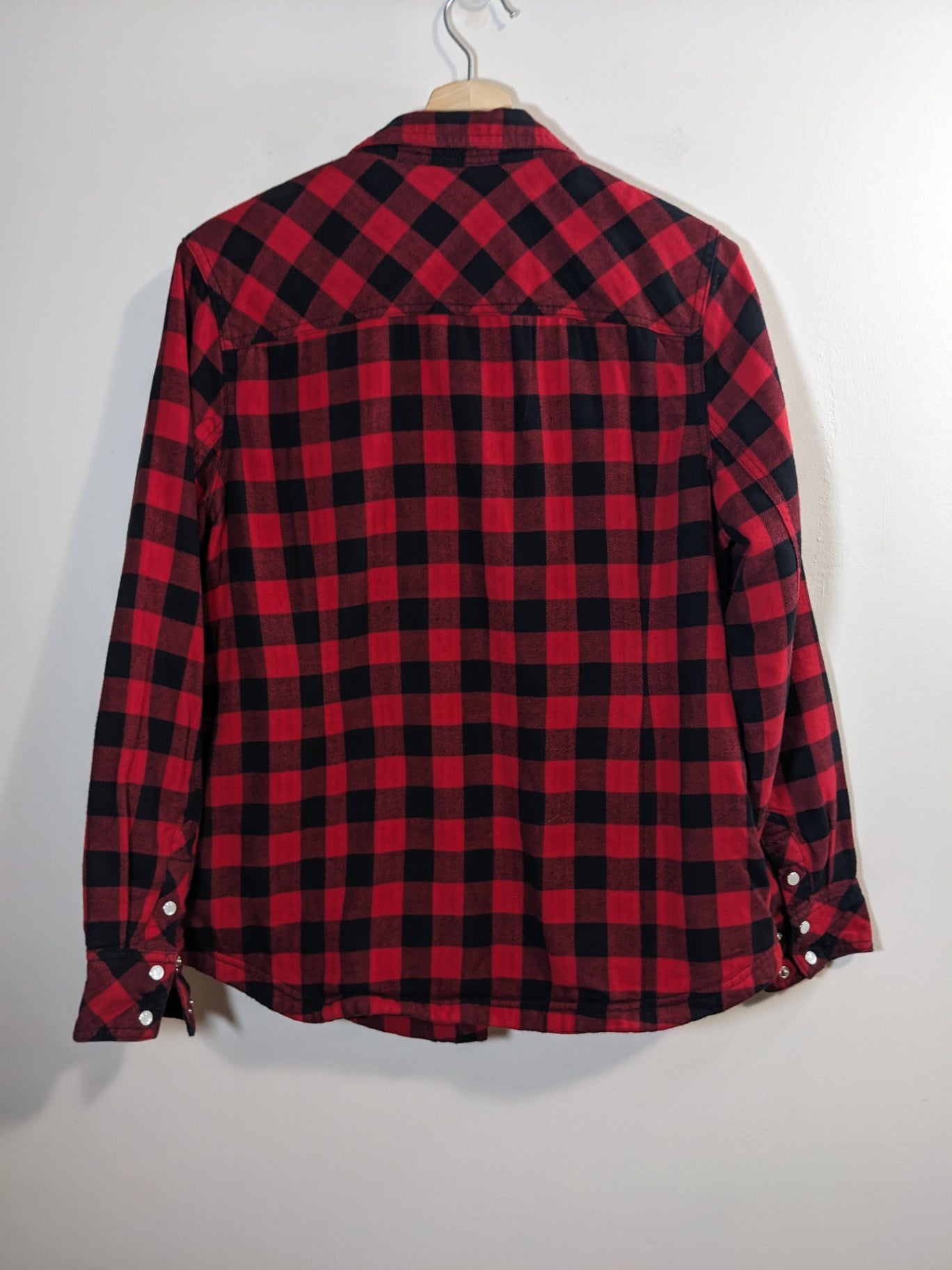 BC Clothing Red Plaid - L