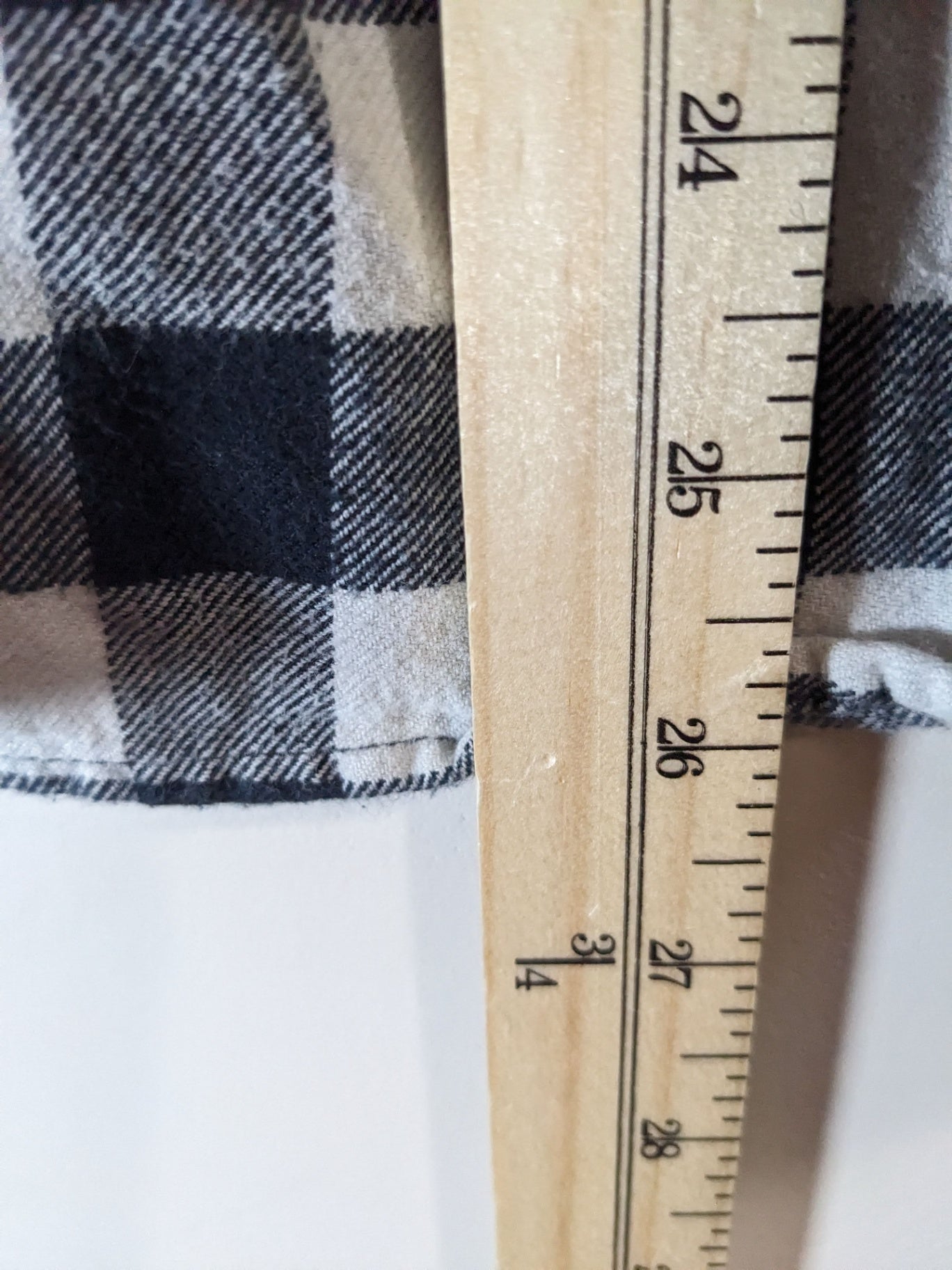 Tailor Vintage Blue Plaid Shirt - M