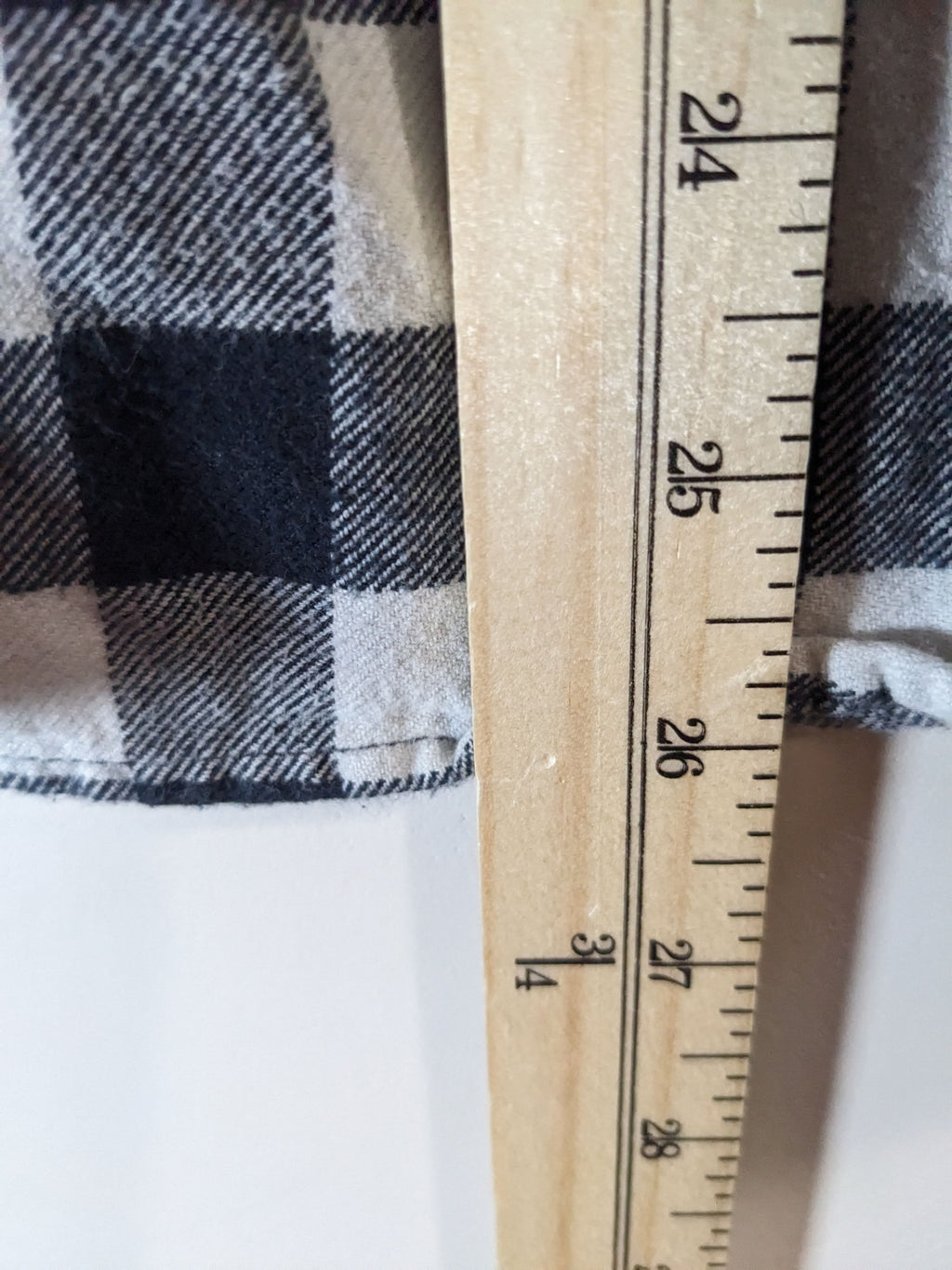 Tailor Vintage Blue Plaid Shirt - M
