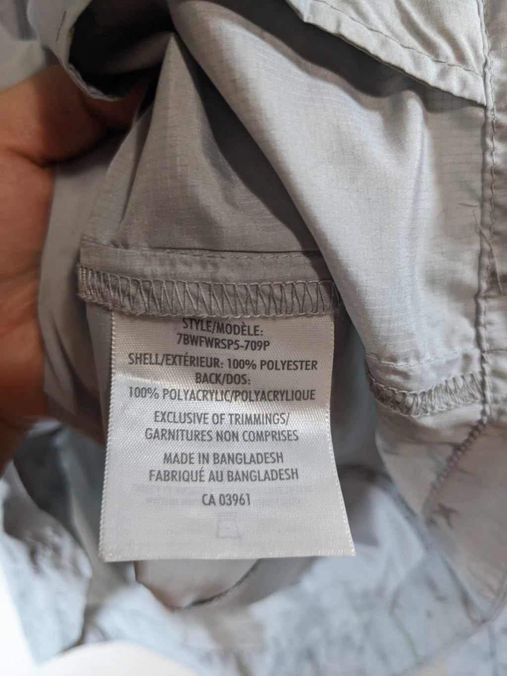 WindRiver Grey Bird Jacket - XL