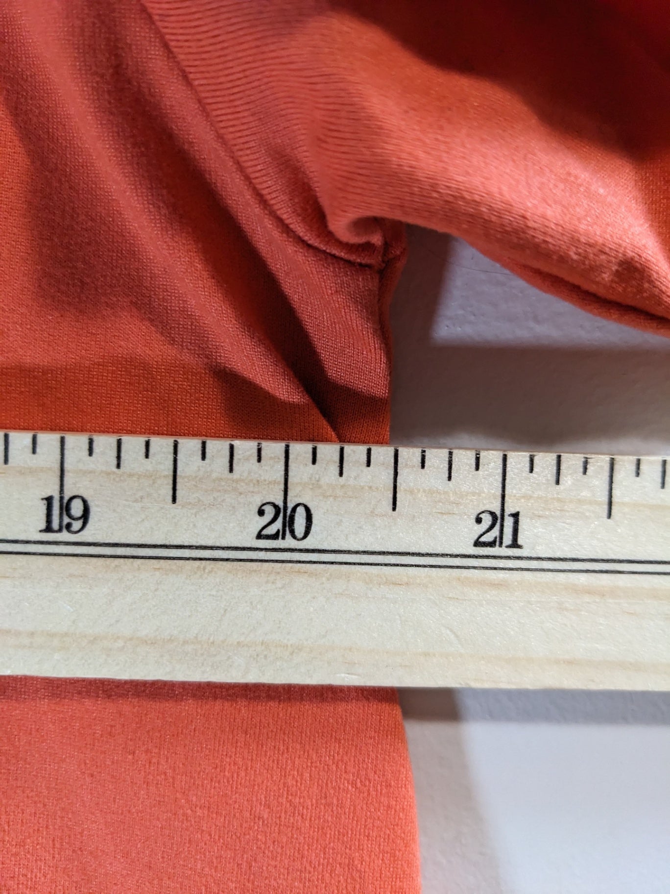 Entro Orange Peplum Blouse - S