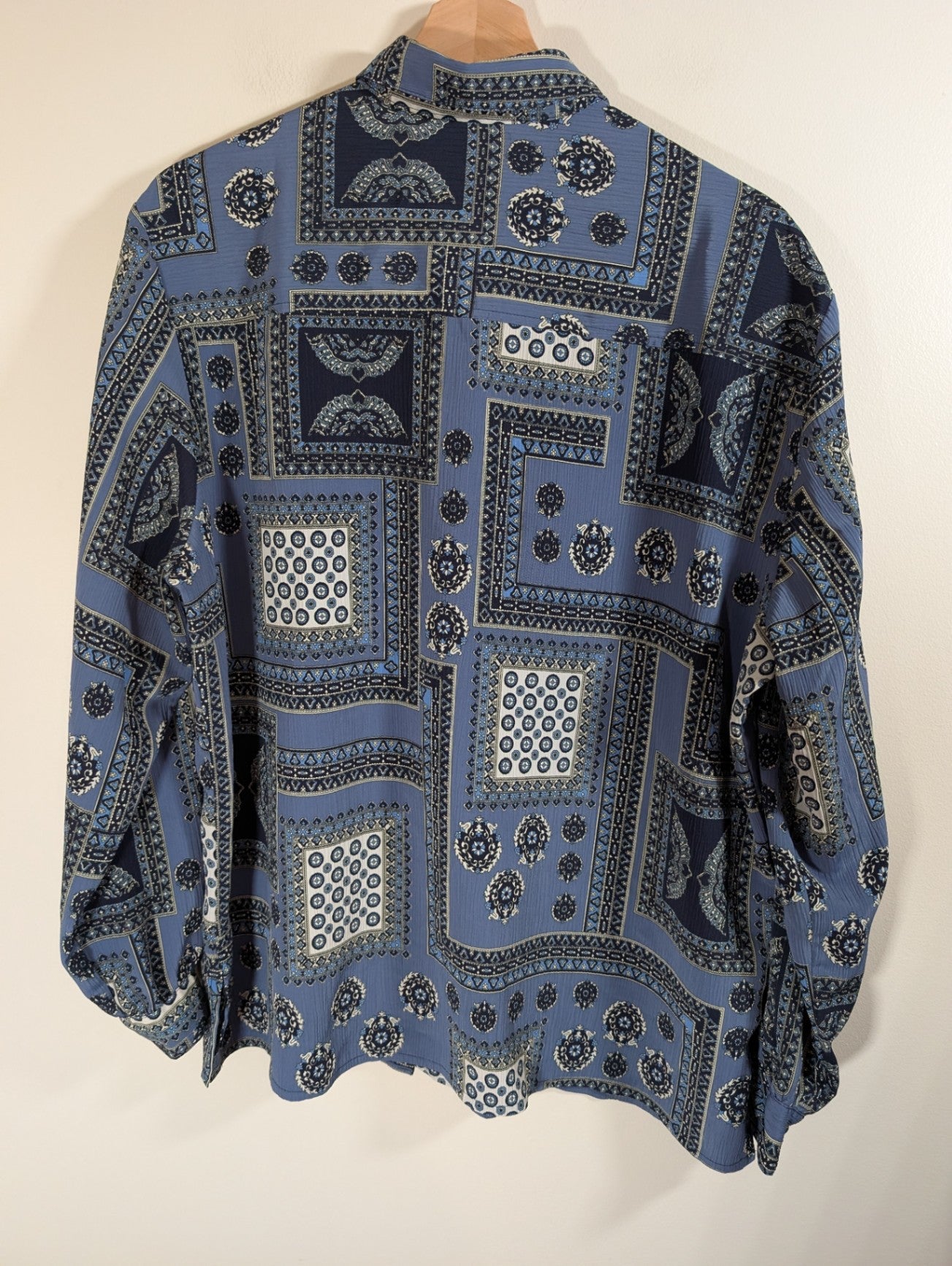 Alia blue blouse - SZ 16