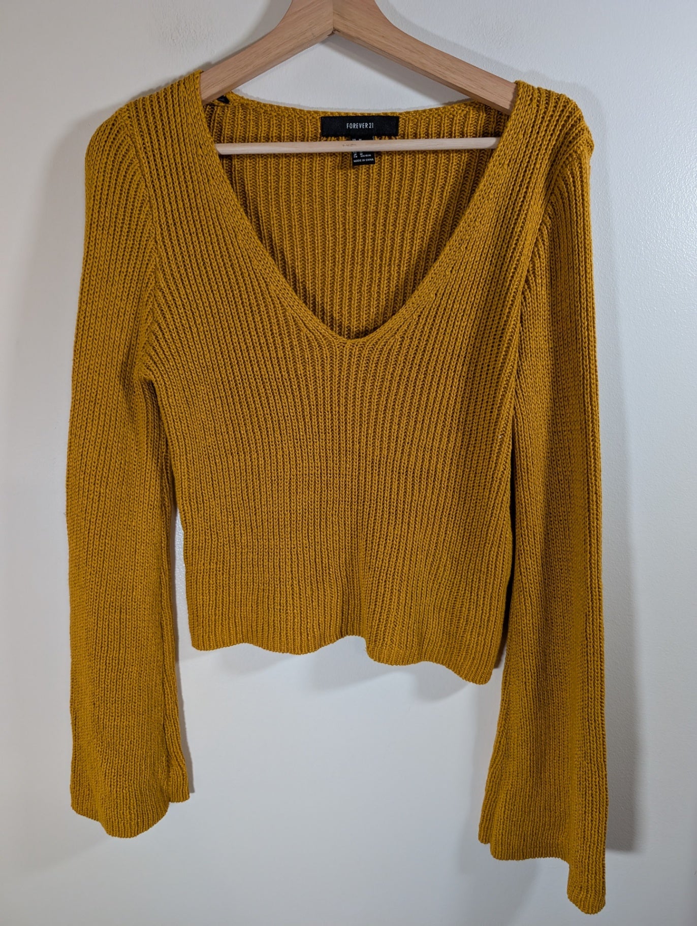 Forever 21 mustard sweater - Medium