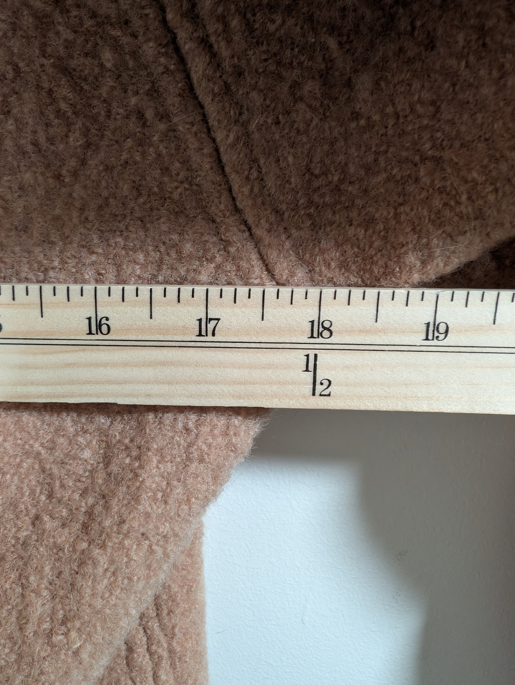 Cityscape vintage wool coat - appears Small