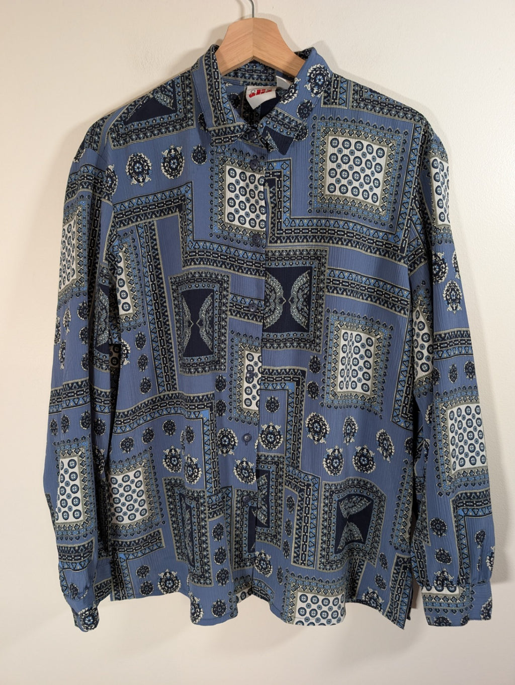 Alia blue blouse - SZ 16