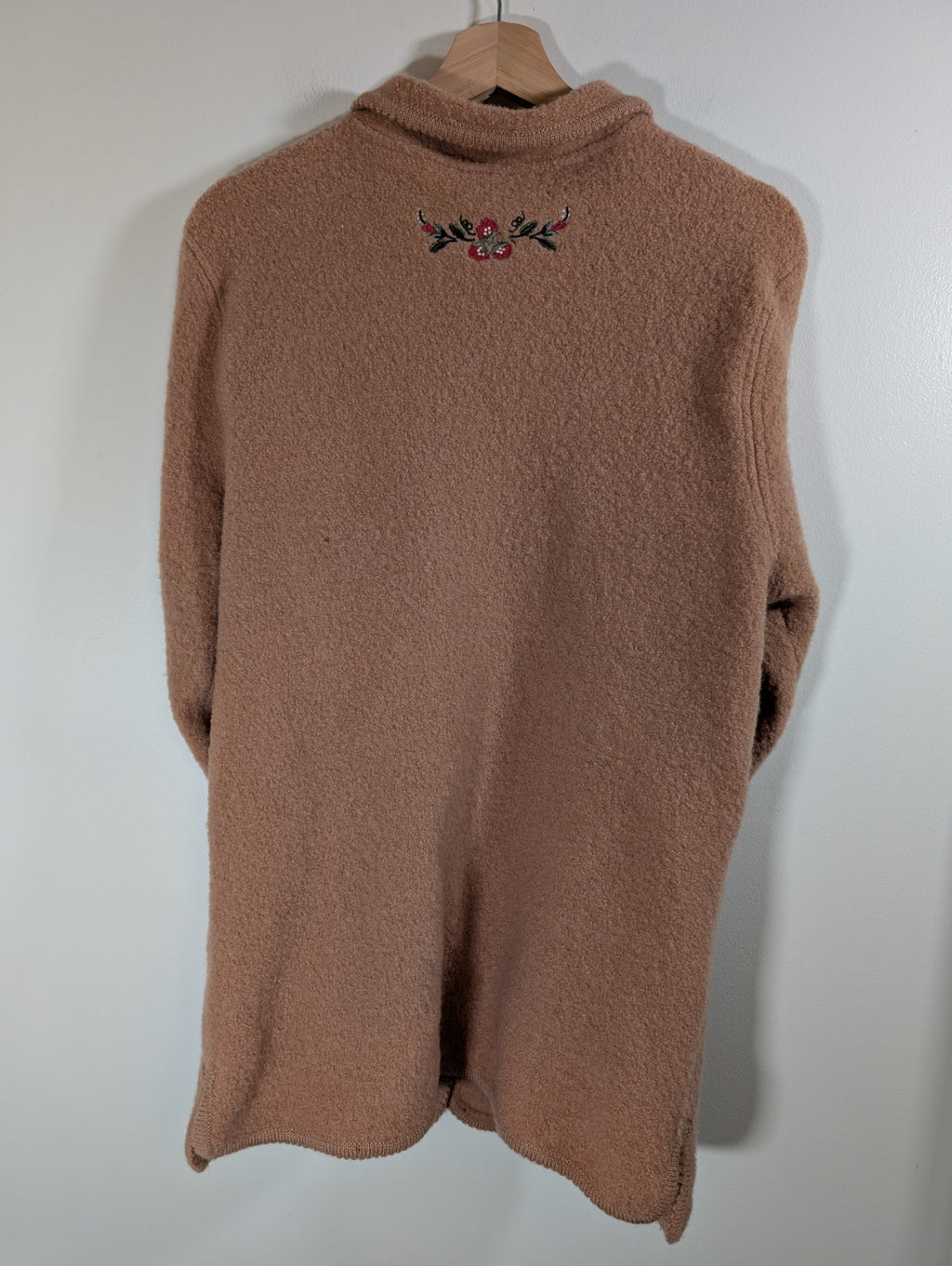 Cityscape vintage wool coat - appears Small