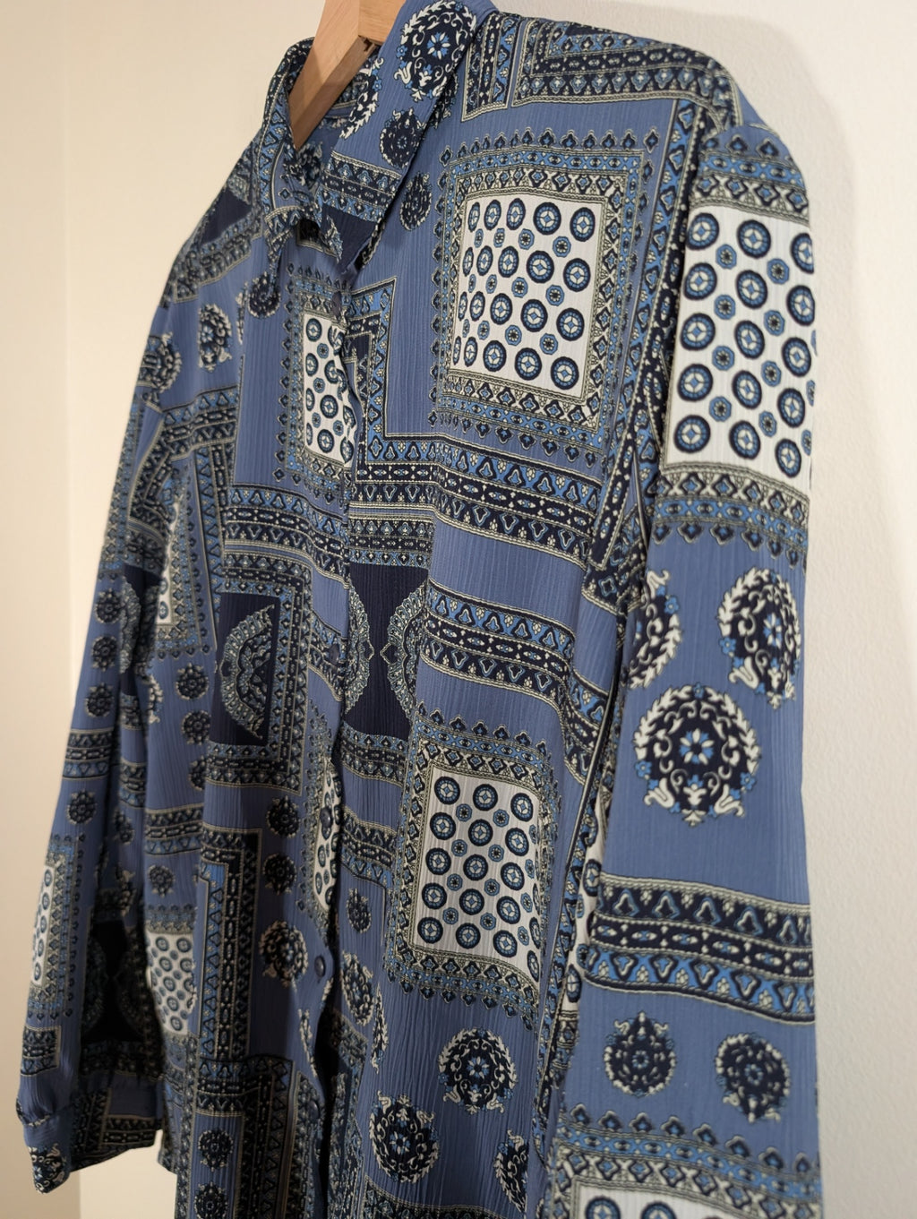 Alia blue blouse - SZ 16