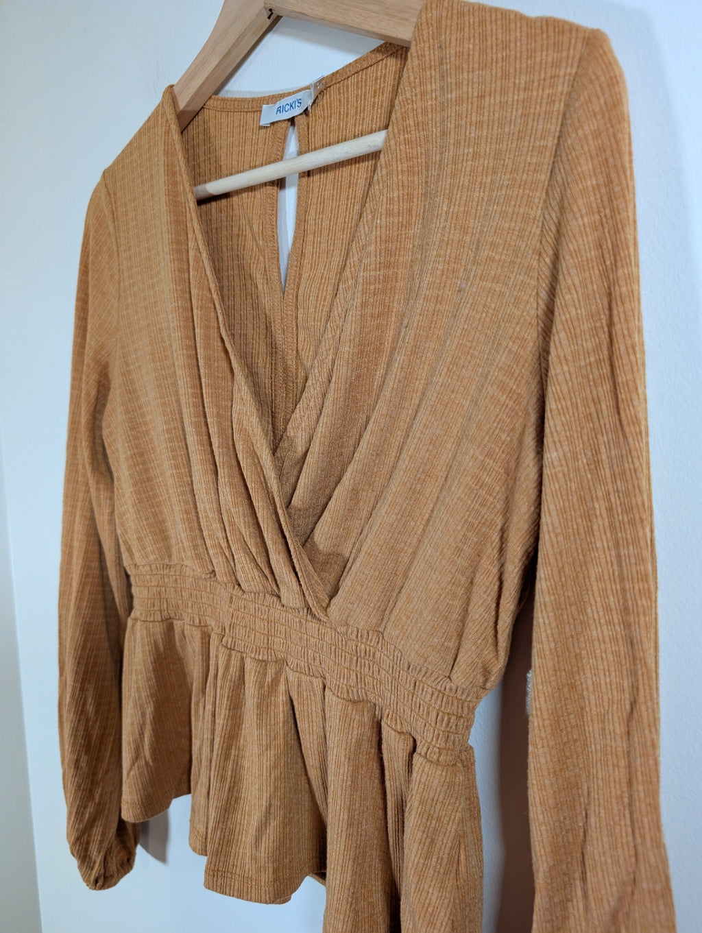 Ricki's mustard blouse - Medium