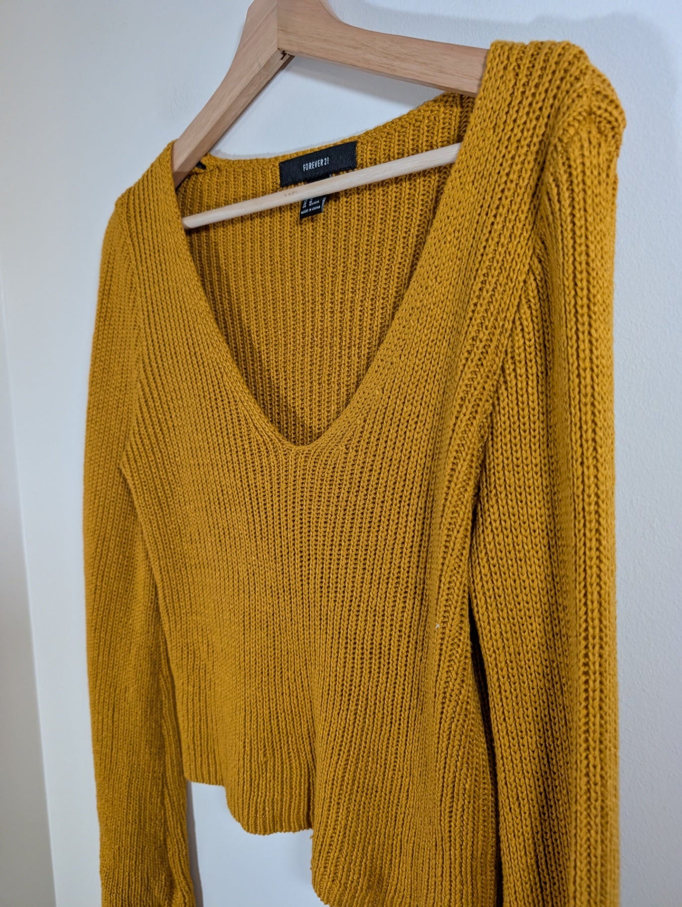 Forever 21 mustard sweater - Medium