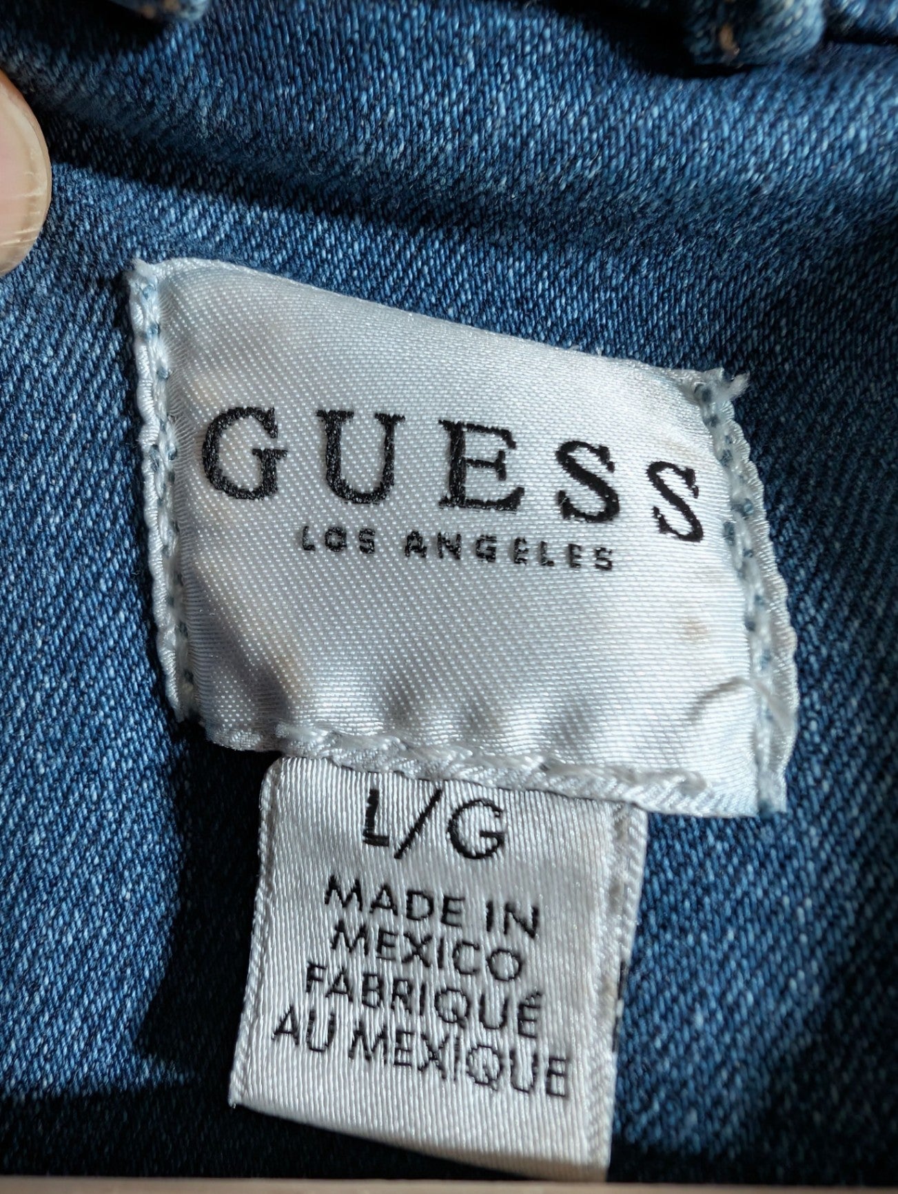 Guess jean jacket - Large