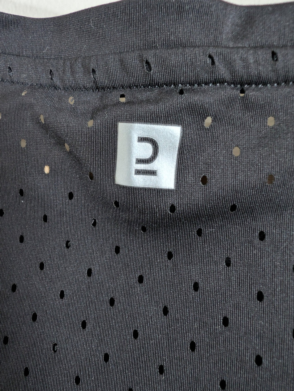 Black athletic tee- appears small