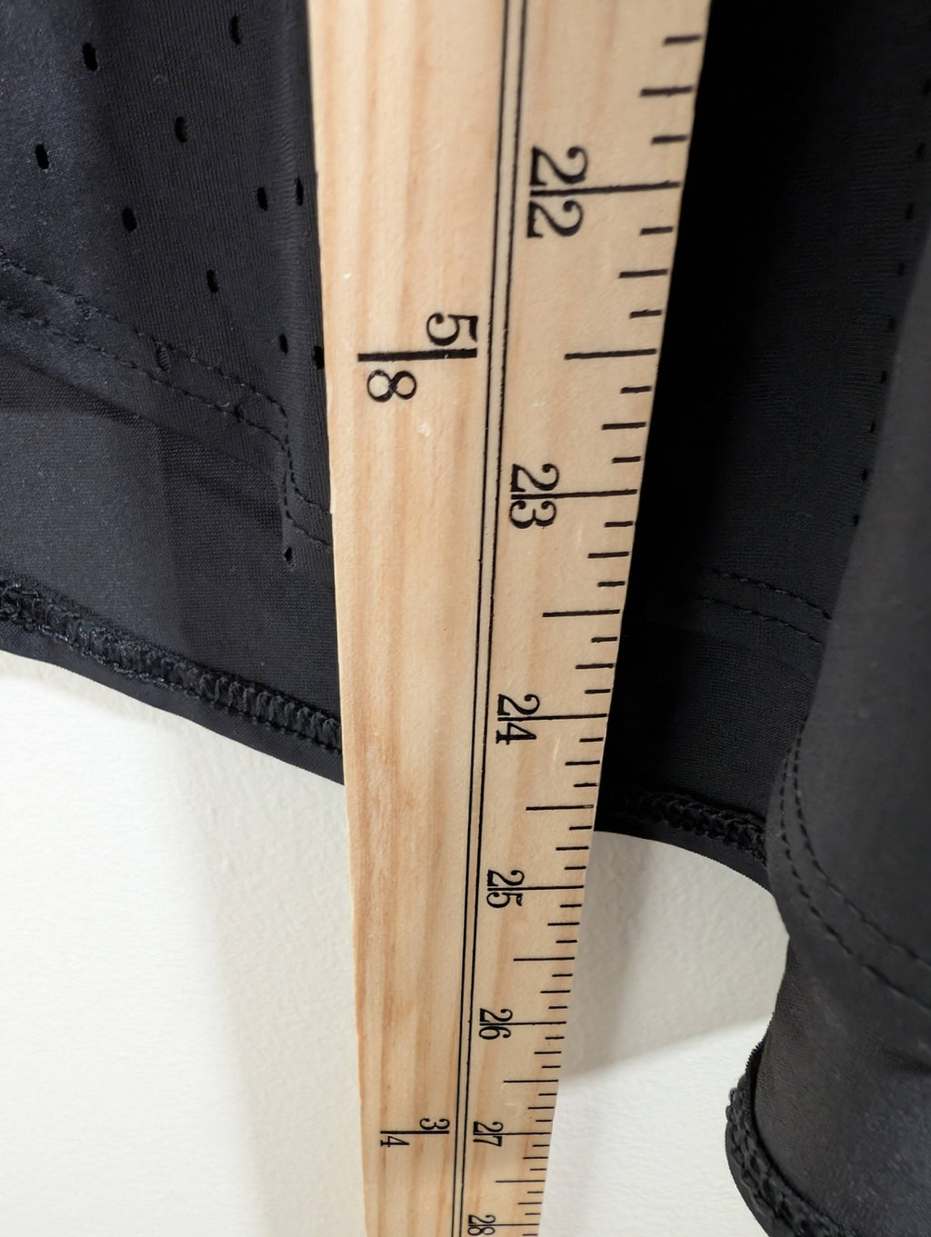 Black athletic tee- appears small