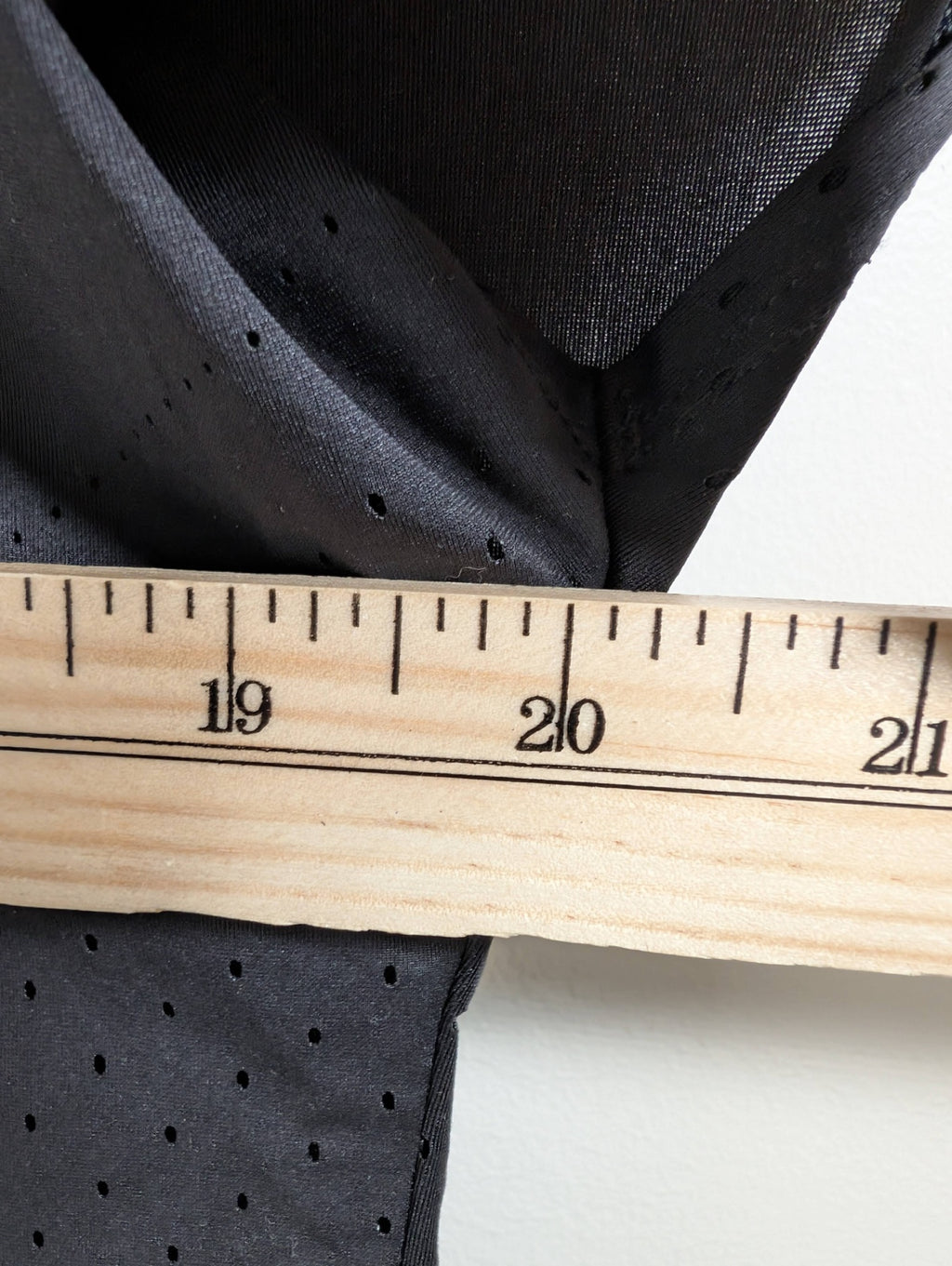 Black athletic tee- appears small