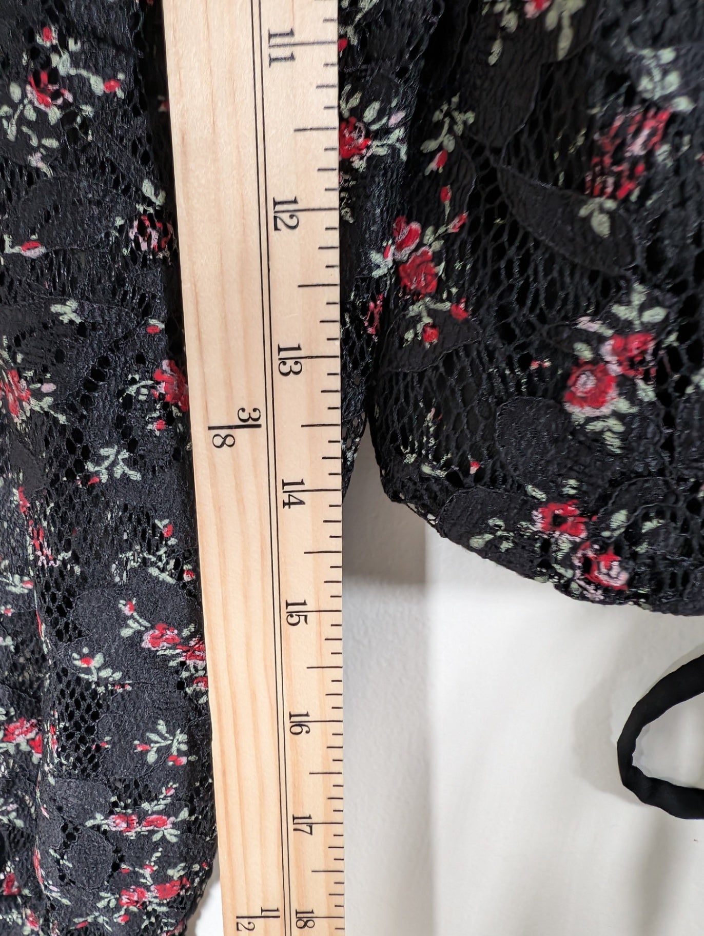 Topshop floral milkmaid crop top - SZ 6