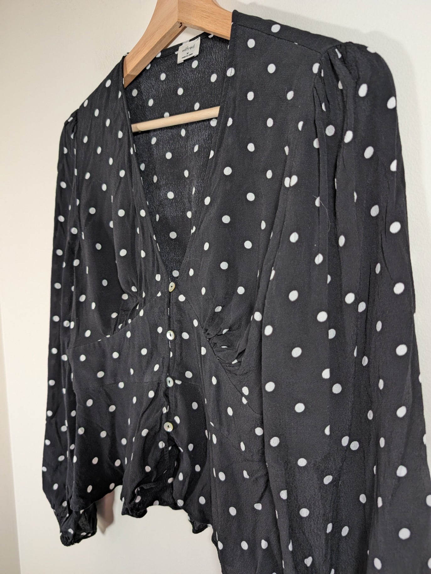 Wilfred polka-dot blouse - Medium
