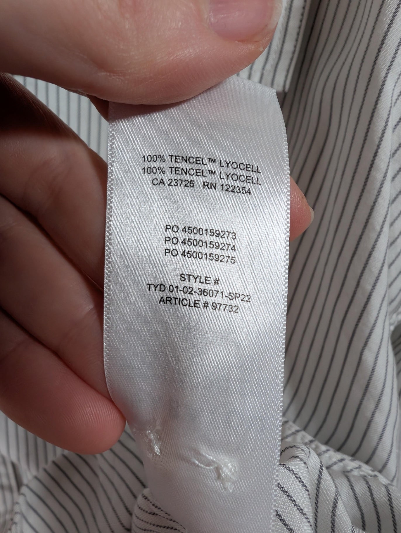 BABATON striped blouse - Medium