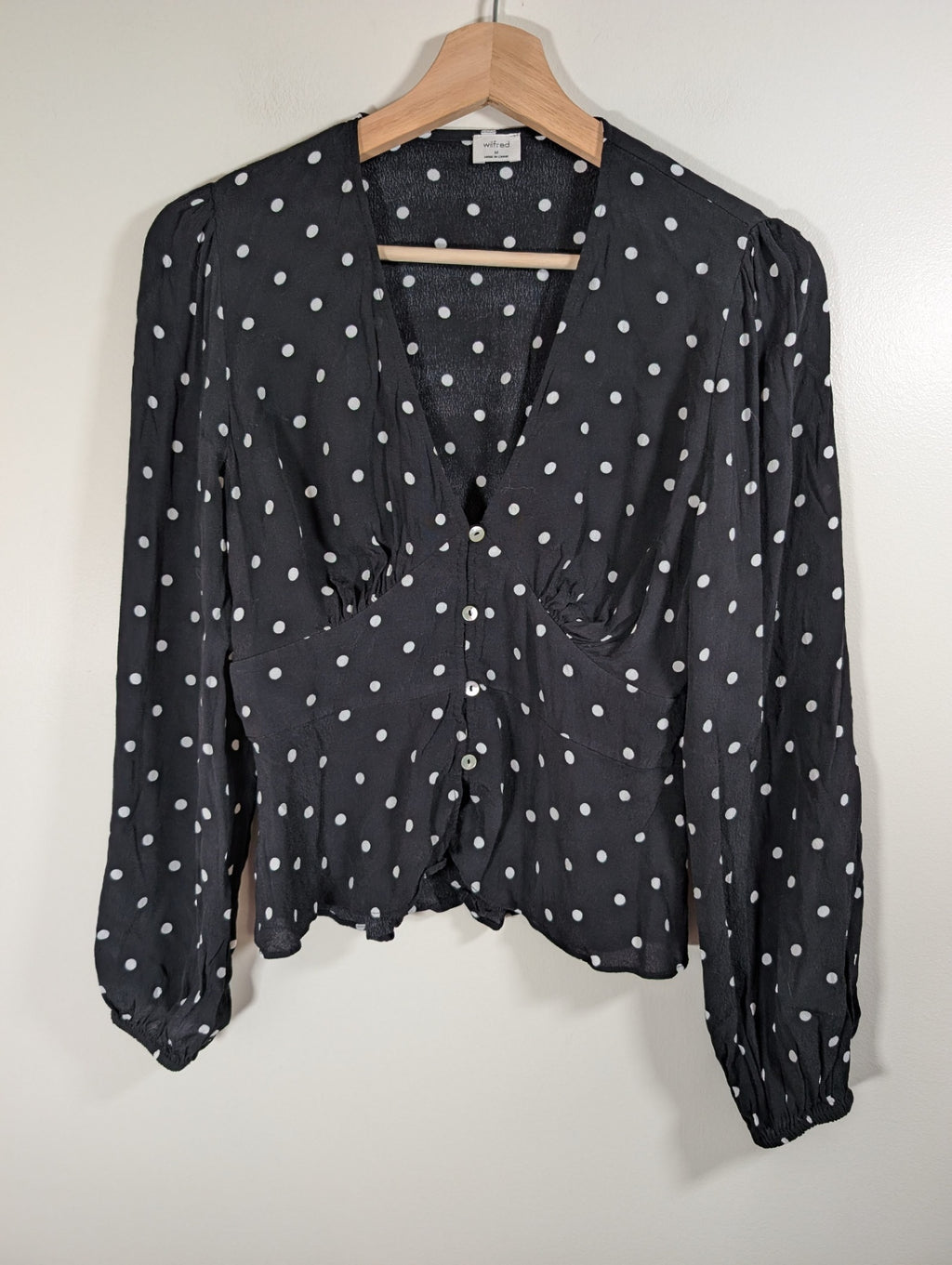Wilfred polka-dot blouse - Medium
