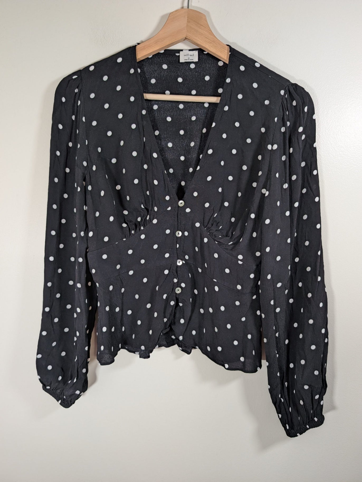Wilfred polka-dot blouse - Medium