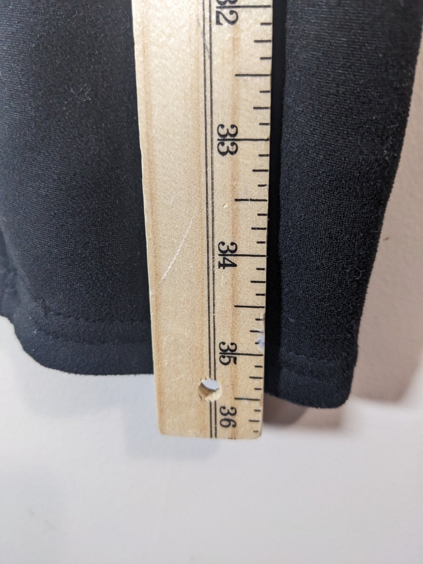 Just Cozy Black Fleece Lined Leggings - appears small