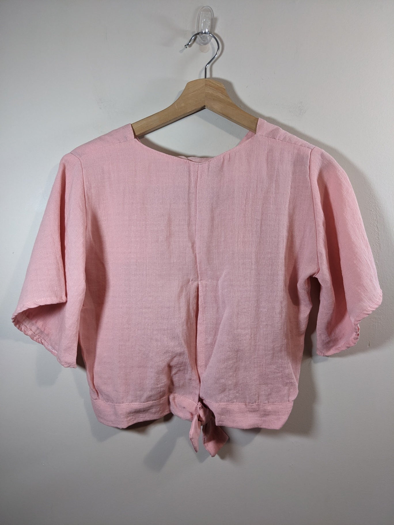 The Boho Soul Pink Crop Blouse - appears small