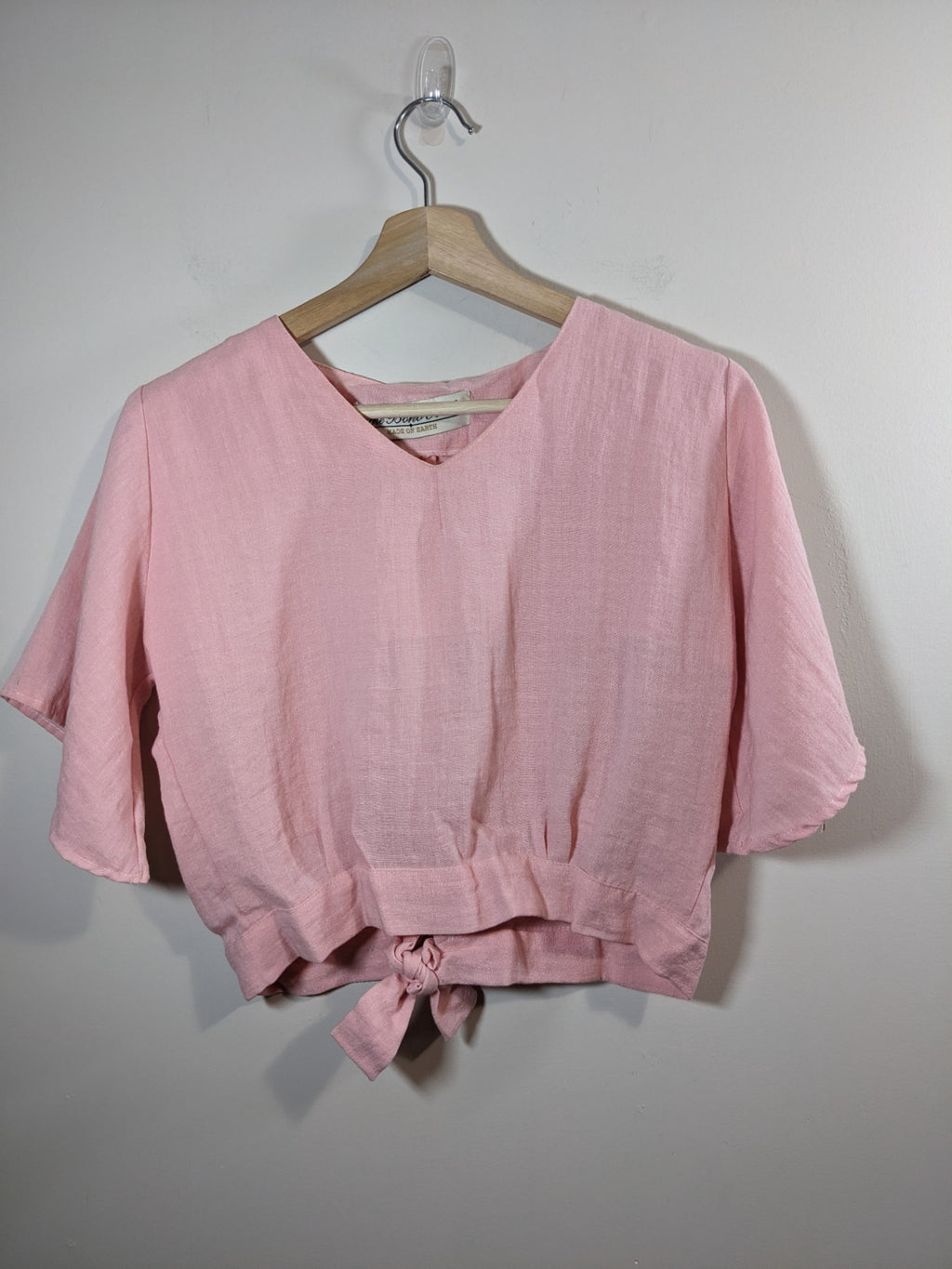 The Boho Soul Pink Crop Blouse - appears small