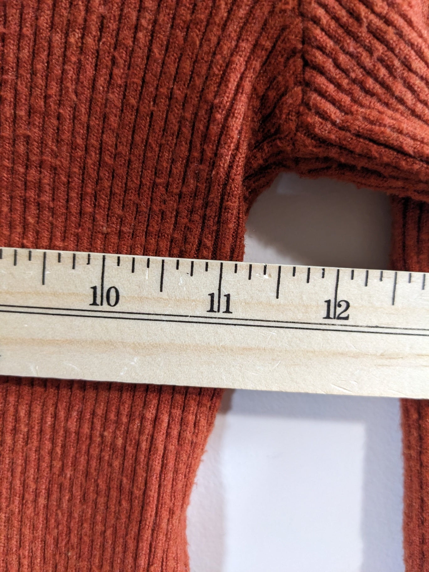 Rust Turtleneck - appears small