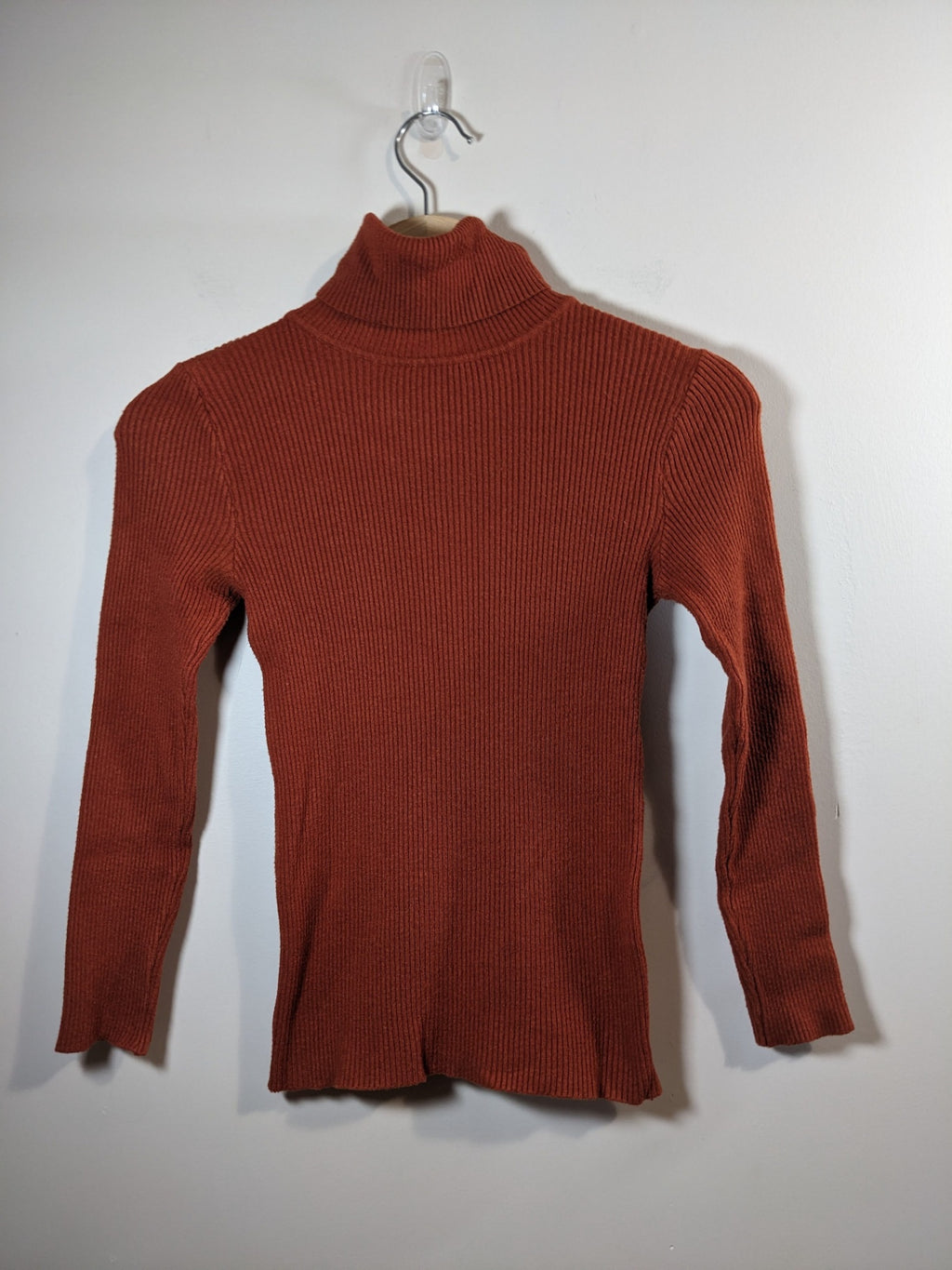 Rust Turtleneck - appears small