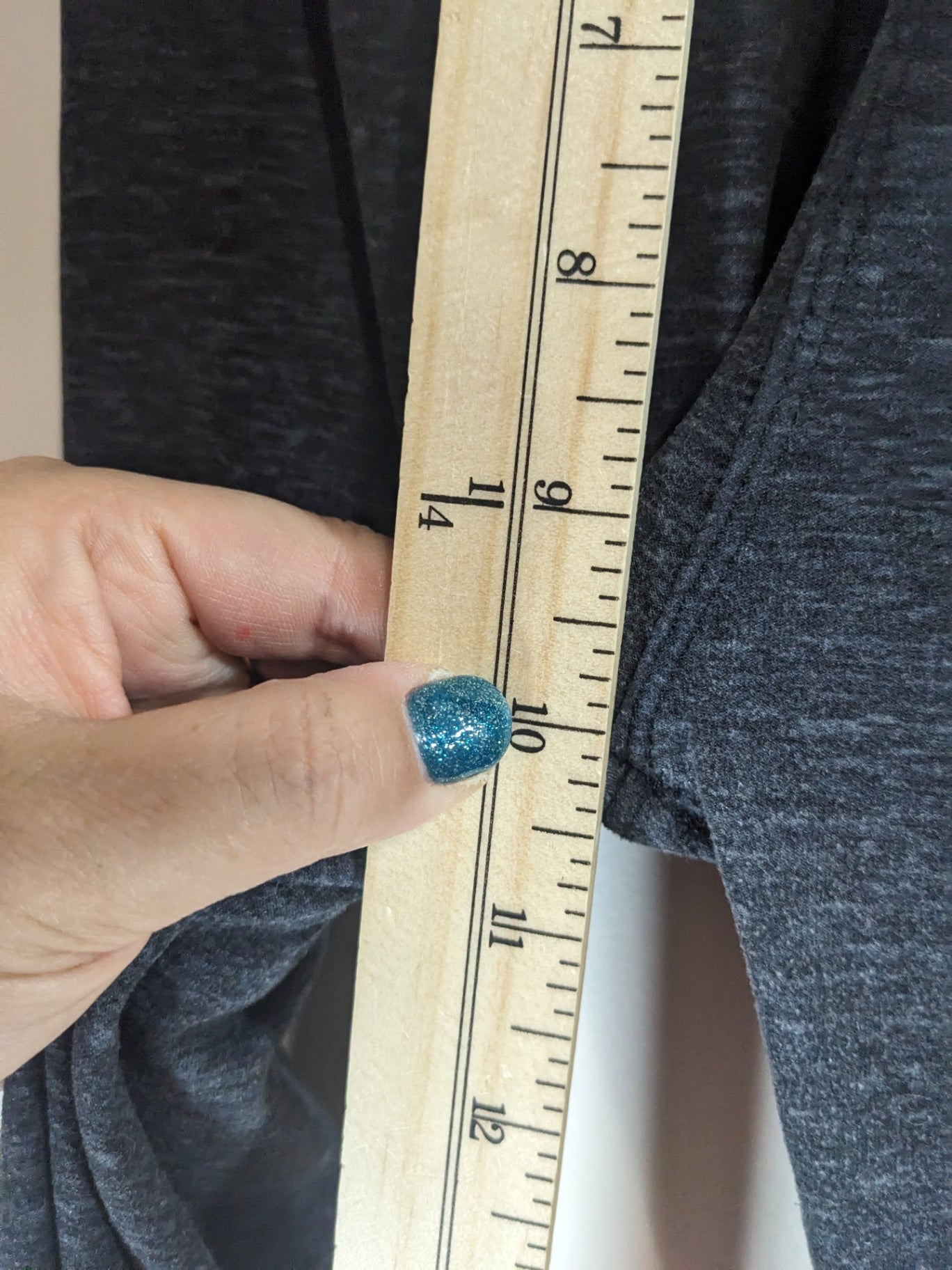 Just Cozy Heathered Grey Leggings - appears small