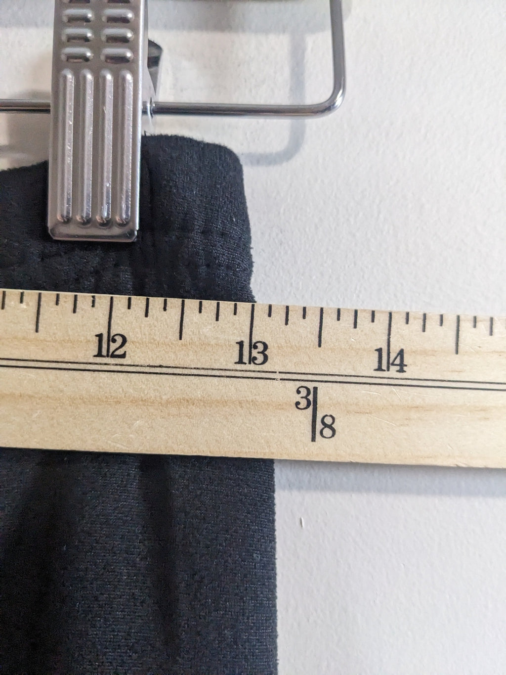 Just Cozy Black Fleece Lined Leggings - appears small