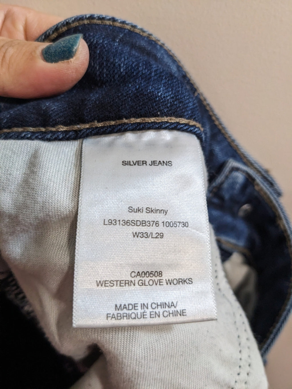 Silver Jeans Co. Suki Skinny - sz 33
