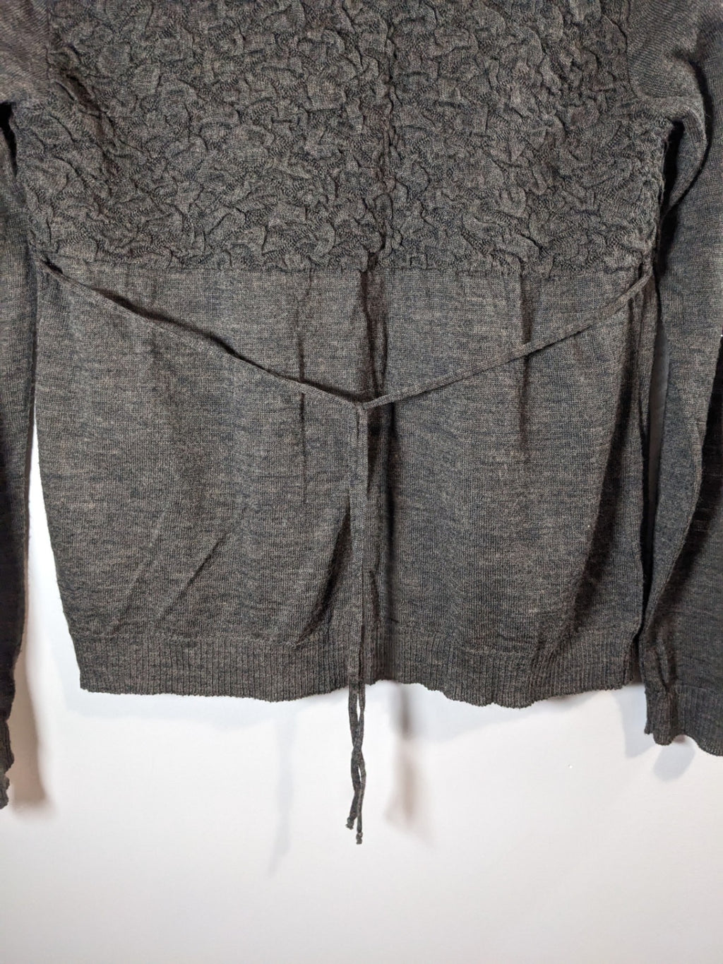 Evalinka Alpaca Wool Brown Cardigan - appears small