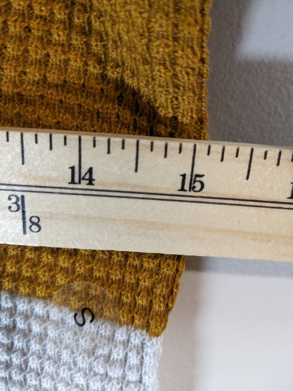 NWT Bootlegger block color waffle knit sweater- S