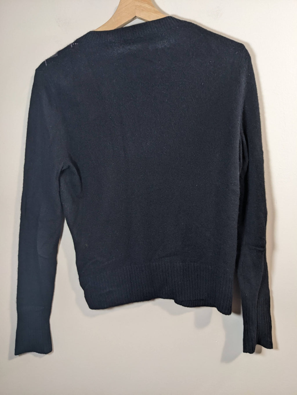 Lord & Taylor Cashmere Argyle Cardigan - S