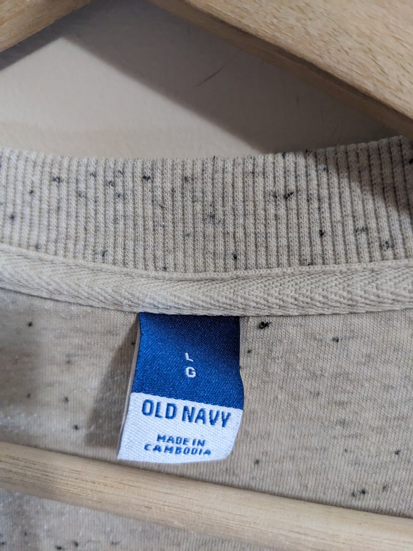 Old Navy Light Grey Crewneck- L