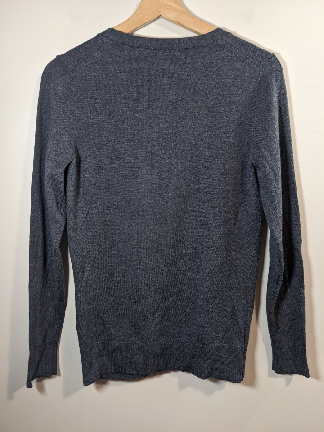 Lord & Taylor merino wool grey cardigan- S