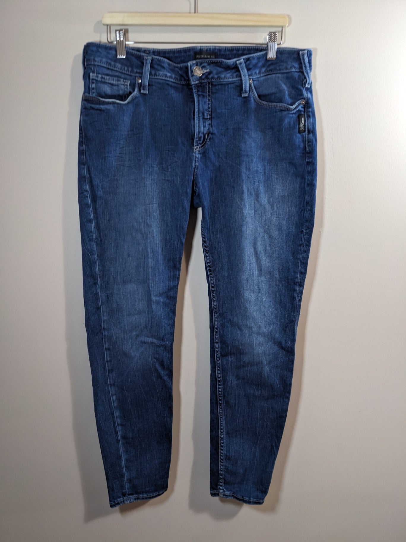 Silver Jeans Elyse Skinny Jeans - sz 33