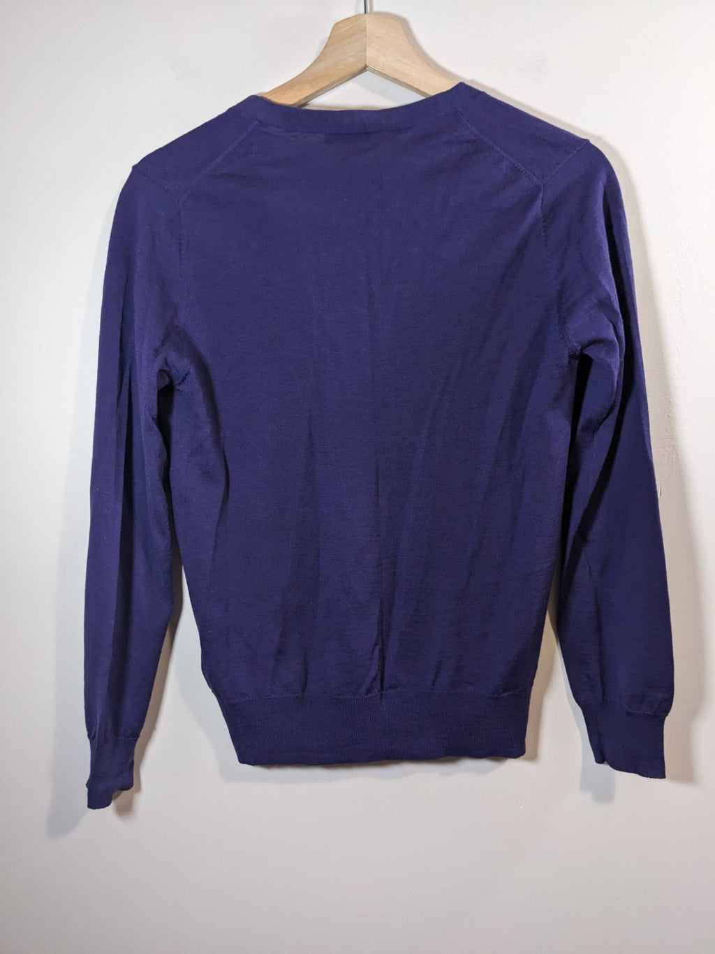 Filippa K Merino Wool Purple Cardigan - M