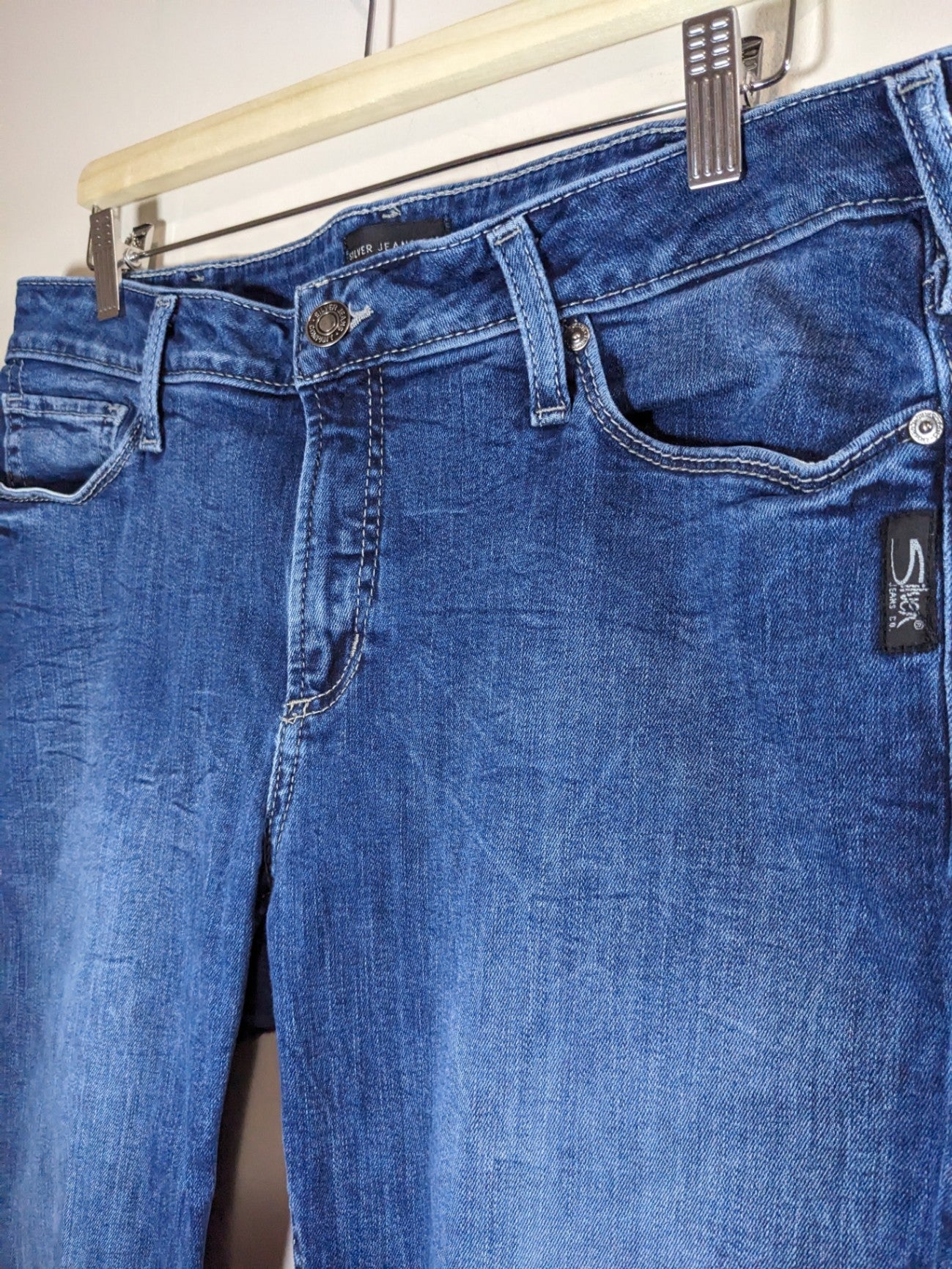 Silver Jeans Elyse Skinny Jeans - sz 33