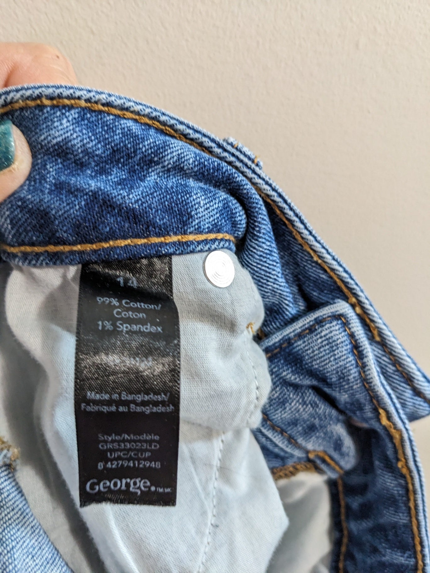 George Denim Shorts - sz 14