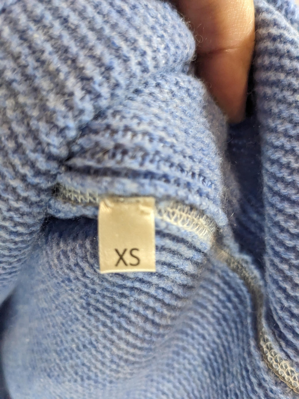 Henry Christ Blue Crop Sweater - XS