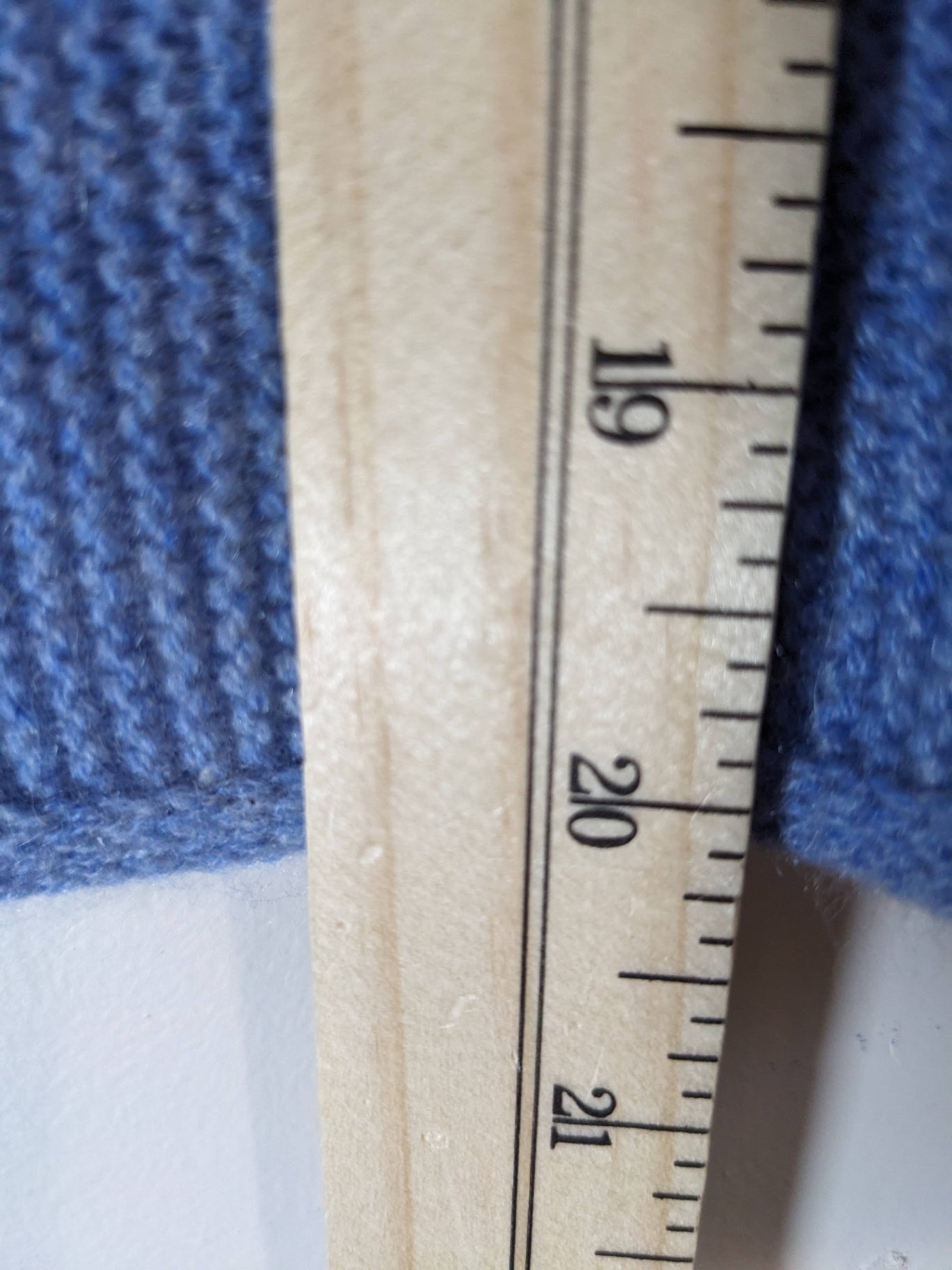 Henry Christ Blue Crop Sweater - XS