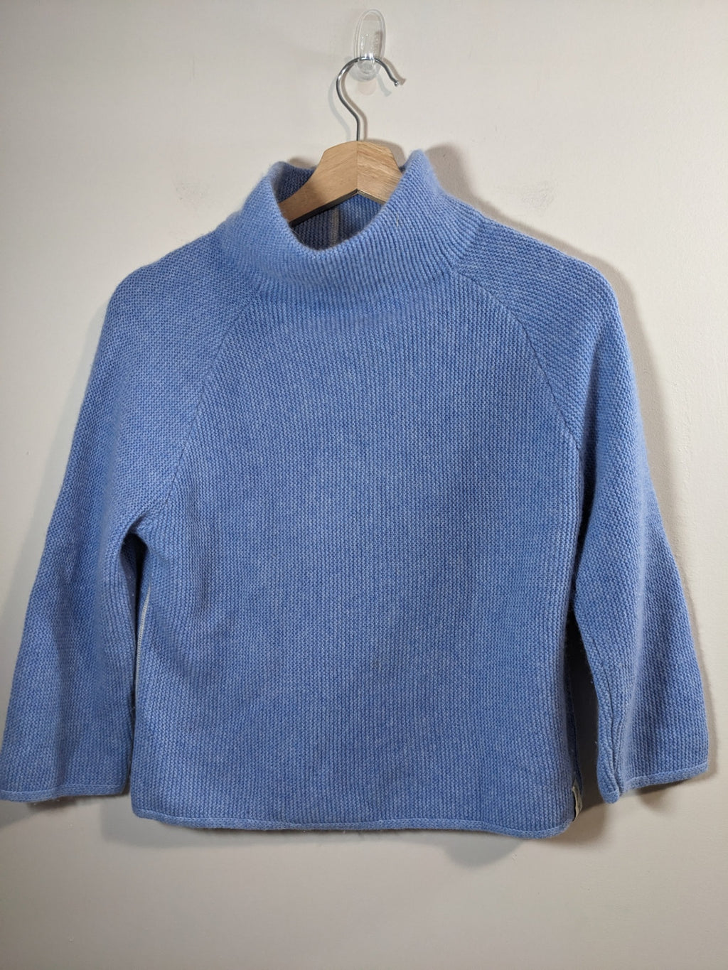 Henry Christ Blue Crop Sweater - XS