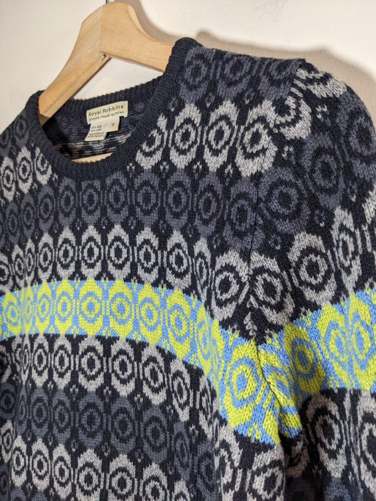 Royal Robbins Wool Patterned Sweater- S