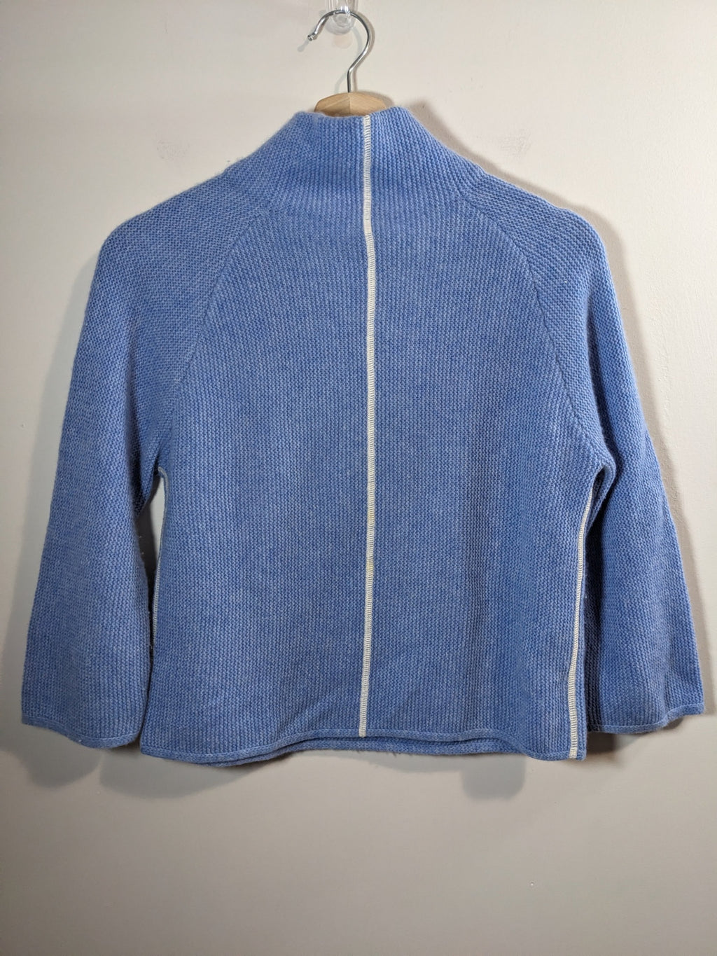 Henry Christ Blue Crop Sweater - XS